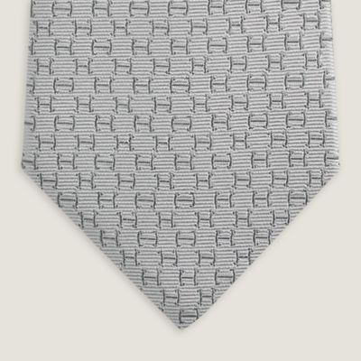 Glenan Zig Zag tie - Blue | Hermès USA